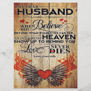 My Husband Birthday Gift   Letter For Husband   Menu