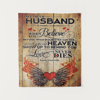 My Husband Birthday Gift | Letter For Husband | Tapestry