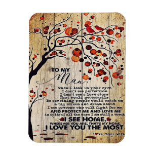My Husband Gift Letter For Him Magnet