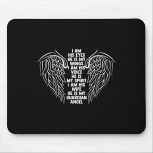 My Husband Is My Guardian Angel Widowed Wife Mouse Pad