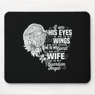 My Husband Is My Guardian Angel Widowed Wife Mouse Pad