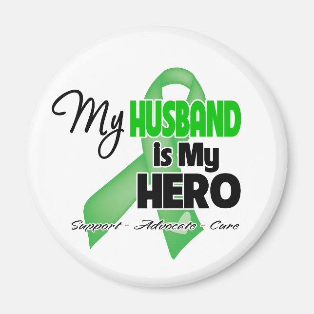 My Husband is My Hero - SCT BMT Magnet (Front)