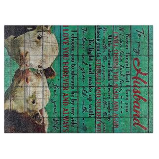 My Husband Letter Gift | Letter For Him | Cutting Board