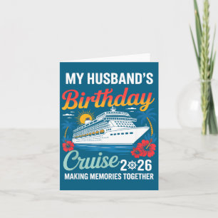 My husband's birthday cruise 2026 husband ship vac card