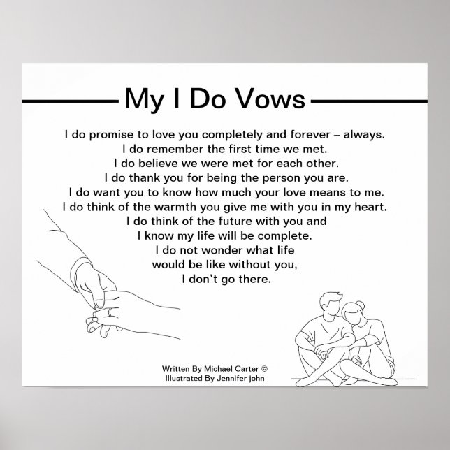 My I Do Vows__Poster Poster (Front)