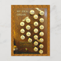 My ideal organ postcard