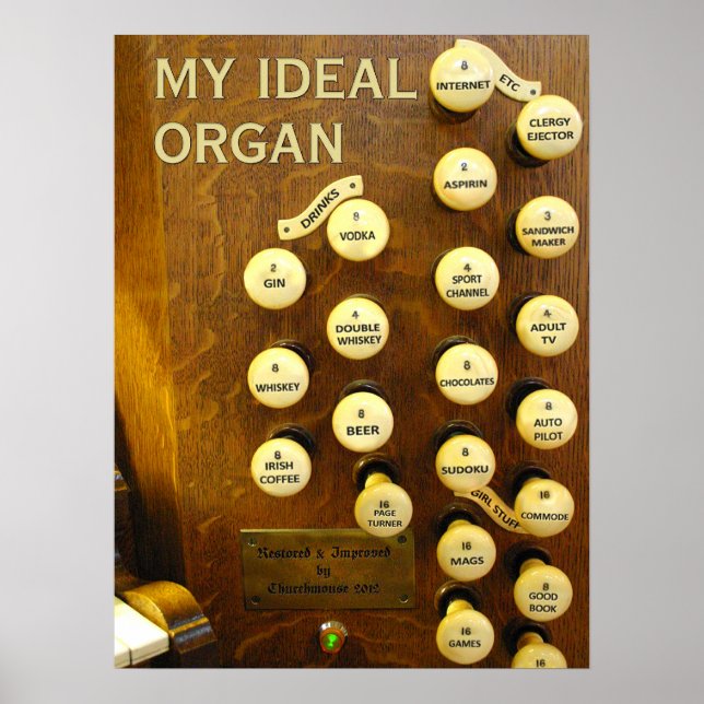 My ideal organ poster (Front)