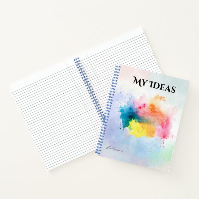 My Ideas 8.5x11 Notebook (Inside)