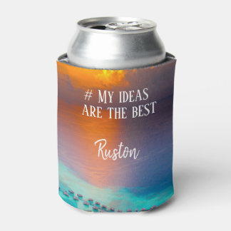 # My Ideas are Best Island Vacation to Remember Can Cooler