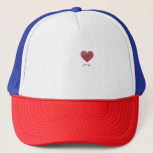 My Identity – Heart Fingerprint Design Trucker Hat