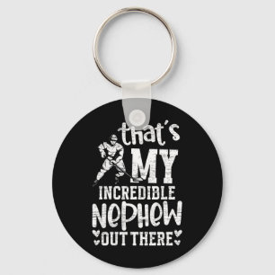 My Incredible Nephew Hockey Aunt Of A Hockey Playe Key Ring