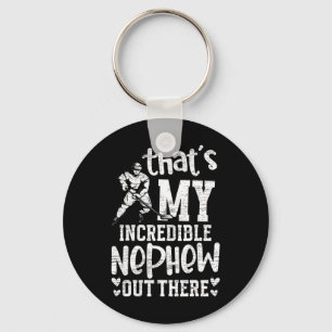 My Incredible Nephew Hockey Aunt Of A Hockey Playe Key Ring