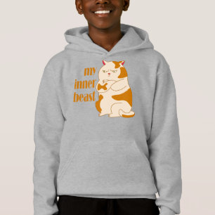 My inner beast lazy fat cat motivational quote