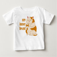 My inner beast lazy fat cat motivational quote