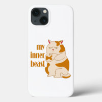 My inner beast lazy fat cat motivational quote