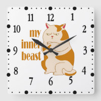 My inner beast lazy fat cat motivational quote