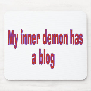 My inner demon has a blog mouse pad