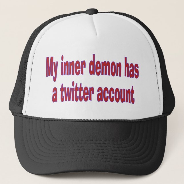 My inner demon trucker hat (Front)