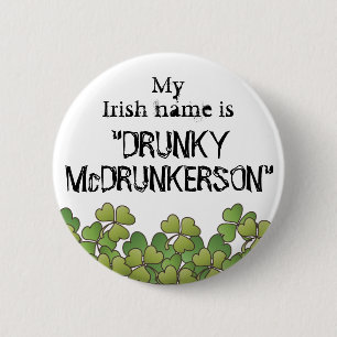 My Irish Name St. Patrick's Day Button
