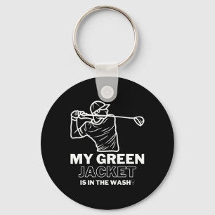 My Jacket Green In The Wash Master Golf - Funny Go Key Ring