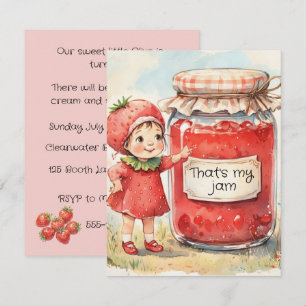My Jam Birthday Digital Download Invitation