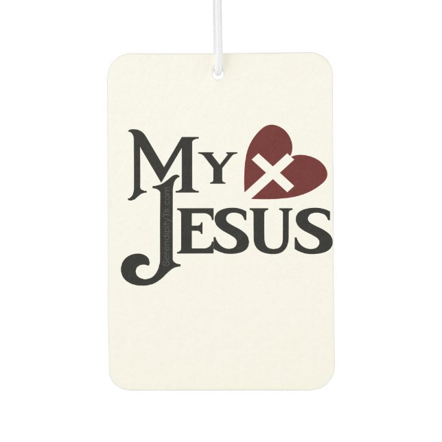 My Jesus Car Air Freshener (Front)