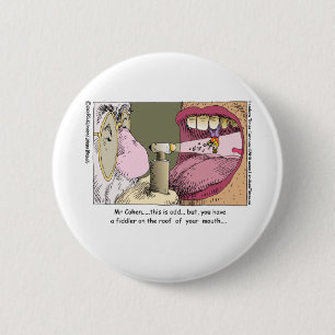 My Jewish Dentist Funny Gifts Mugs Tees & More 6 Cm Round Badge
