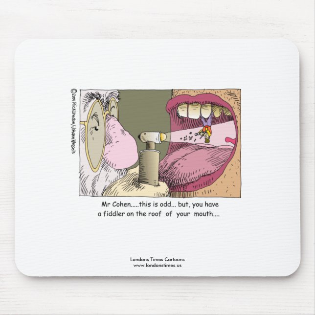 My Jewish Dentist Funny Mousepad (Front)