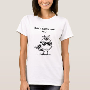 My Job Is Awesome I Help Kids Educator T-Shirt