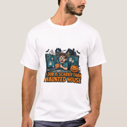 My Job Is Scarier Than a Haunted House T-Shirt