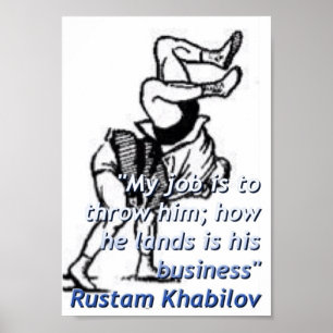 My job is to throw him Poster