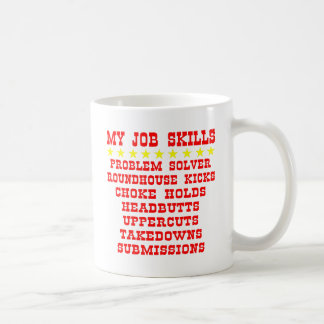 My Job Skills Problem Solver Kicks Punches Coffee Mug