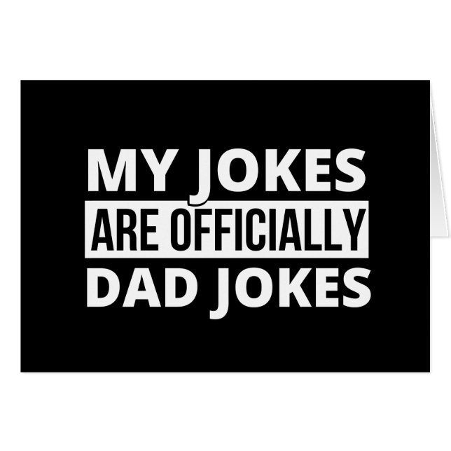 my jokes are dad jokes (Front Horizontal)