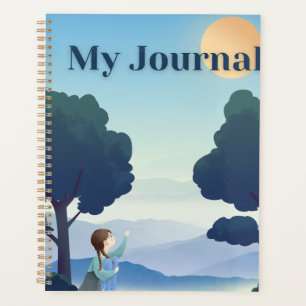"My Journal"   Dreaming Under the Moon & Trees  Planner