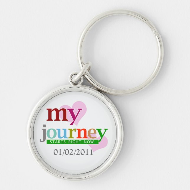 My Journey Starts Now Key Ring (Front)