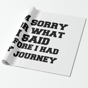 MY JOURNEY WRAPPING PAPER