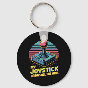 My Joystick Brings All The Wins Key Ring