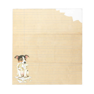 My JRT Ate my Homework Notepad