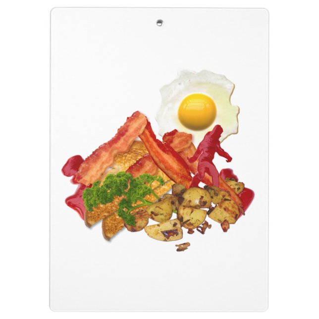 My Ketchup Gone Squatchin for Bacon Breakfast Clipboard (Back)