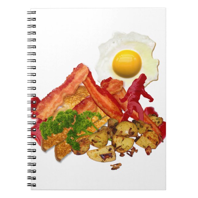My Ketchup Gone Squatchin for Bacon Decor Notebook (Front)