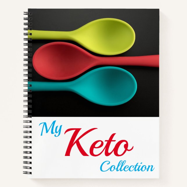 My Keto Collection Spiral Notebook (Front)