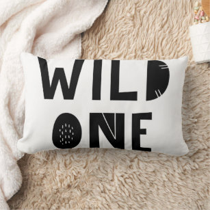 My Kid "Wild One" One Piece Unique Scandi Owl Lumbar Cushion