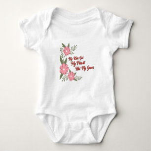 My Kids Got My Heart Not My Genes Adoptive Mum Baby Bodysuit