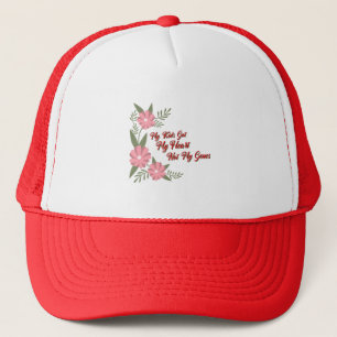 My Kids Got My Heart Not My Genes Adoptive Mum Trucker Hat