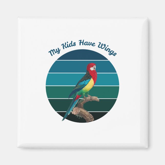 My Kids Have Wings Magnet (Front)