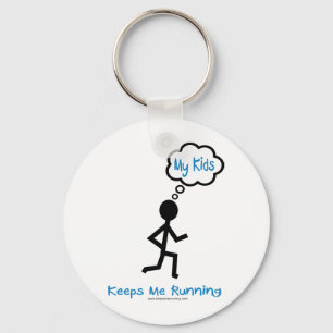 My Kids - Keeps Me Running Key Ring