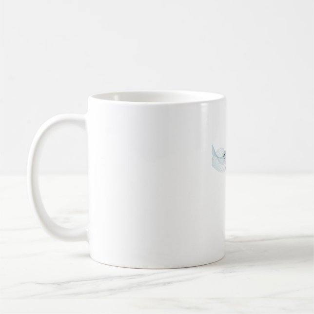 My Kind of Silence – Minimal Calm Quote Coffee Mug (Left)