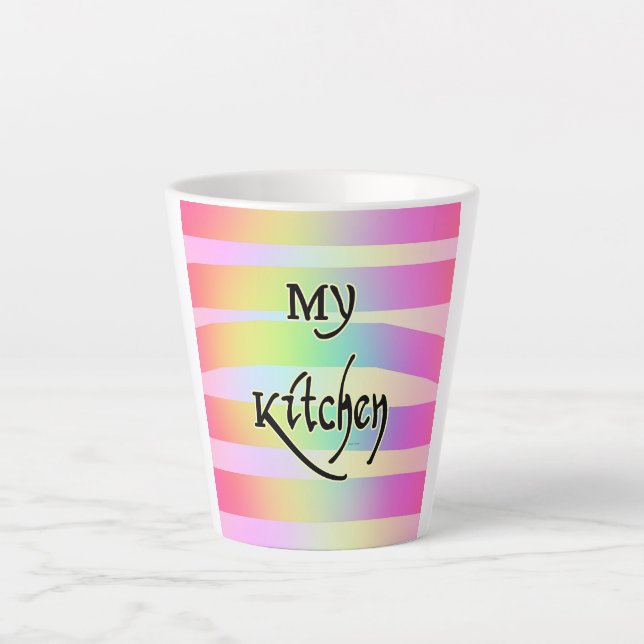 MY KITCHEN LATTE MUG (Front)