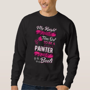 My Knight In Shining Wife Tow Truck Driver Lady Wo Sweatshirt