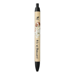 My Kooiker Ate My Homework Black Ink Pen